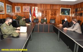 Ejército de Nicaragua recibió visita de la Misión del Comité Internacional de la Cruz Roja