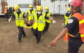 Aspirantes a bomberos protagonizan ejercicio demostrativo de Reanimación Cardiopulmonar