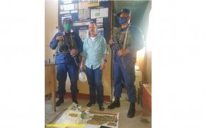Destacamento Naval de Aguas Interiores realizó retención de ciudadano y ocupación de proyectiles