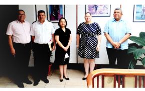 Ministerio de Gobernación recibe visita de cortesía de Embajadora de Honduras