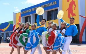 Inauguran estadio de fútbol Comandante Carlos Fonseca Amador en Matagalpa