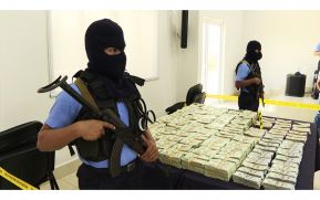 Policía Nacional de Nicaragua decomisa 1.9 millones de dólares al narcotráfico internacional