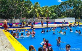 Familias disfrutan su fin de semana en centro recreativo Xilonem