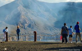 Parque Nacional volcán Masaya, una joya turística muy visitada por los nicaragüenses