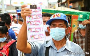 Lotería Nacional realiza actividades de promoción del sorteo de las Madres en Tipitapa