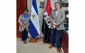 Encuentro entre la ministra de salud y el nuevo embajador de México en Nicaragua