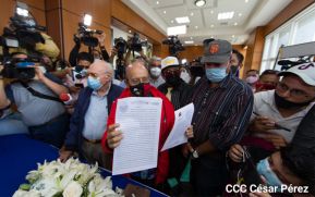 Alianza FSLN Unida Nicaragua Triunfa se inscribe ante el CSE