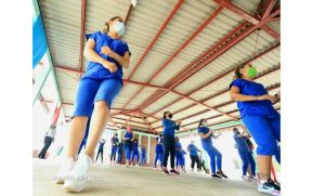 Celebran con zumbatón el Día de las Madres en el Establecimiento Penitenciario Integral de Mujeres en Tipitapa