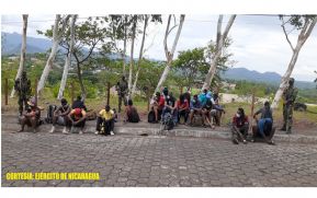 Ejército de Nicaragua retuvo a 23 migrantes ilegales