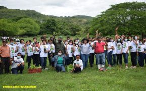 Ejército de Nicaragua participa en los lanzamientos de la Cruzada Nacional de Reforestación