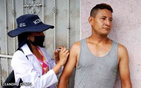 Vacunan a pobladores del barrio Juri Ordoñez de Tipitapa