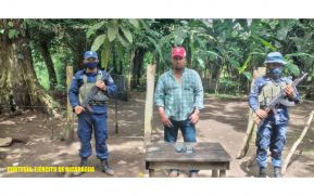 Ejército de Nicaragua realizó retención de persona y ocupación de municiones