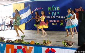Comunidad educativa del Colegio Nicarao celebra festival en saludo al Mayo Ya