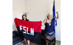 Embajada de Nicaragua recibe visita de periodista italiana en Roma