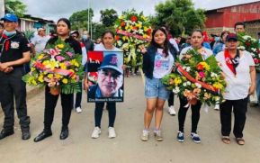 Homenaje al compañero Bismarck Martínez