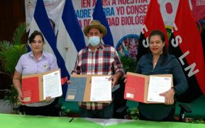 Alcaldía de San Ramón de Matagalpa suscribe convenio con el Marena