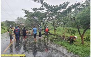 Ejército de Nicaragua realizó evacuación de 414 persona en Rivas
