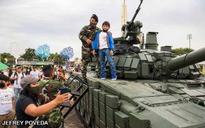 Capitalinos disfrutan de Exposición Estática del Ejército de Nicaragua