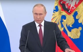 Putin firma los tratados de adhesión de las nuevas regiones a Rusia