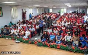 Comparten plan del gobierno municipal con jóvenes del distrito VI de Managua
