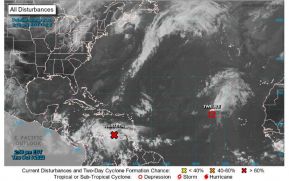 Nicaragua se prepara para disturbio atmosférico que evoluciona en el Mar Caribe
