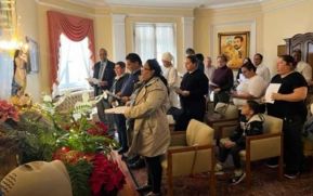 Embajada de Nicaragua en Washington celebró La Purísima