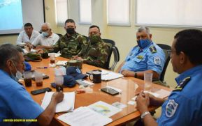 Ejército de Nicaragua participó en reunión con la Comisión Ambiental