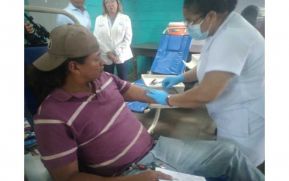 Realizan jornada de donación de sangre en el Centro Silvia Ferrufino