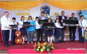 Nueva orquesta estudiantil en Jinotega gracias al respaldo de China
