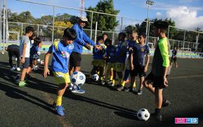 Inician clases en academia de fútbol de la Alcaldía de Managua