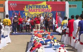 MDAA realiza primera entrega de materiales deportivos a nivel nacional