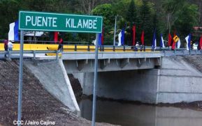 Inauguran moderno puente Kilambé entre Wiwilí y Jinotega