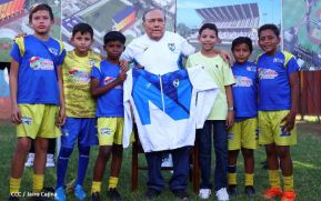 Miguel Buitrago “El Chocorrón” recorre sitio donde se construirá estadio con su nombre