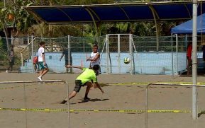 Colegios públicos de Nicaragua inician competencias del fútbol playa