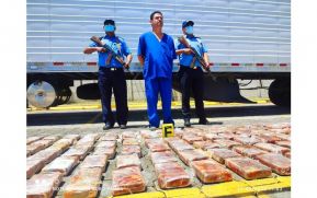 Policía Nacional realiza incautación de 400 kilos de cocaína en Rivas