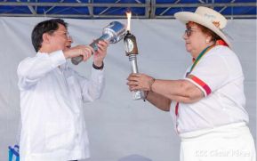 Nicaragua recibe Antorcha de la Libertad Centroamericana