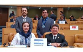 Delegación de Nicaragua en Conferencia Internacional contra las Tormentas de Arena y Polvo