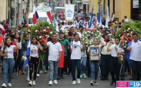 León honra y conmemora el 67 aniversario del paso a la inmortalidad de Rigoberto López Pérez