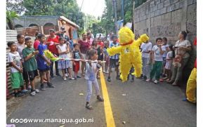 Alcaldía de Managua avanza en construcción de calles para el pueblo