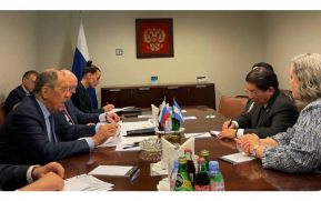 Canciller de Nicaragua se reúne con el ministro de Asuntos Exteriores de Rusia