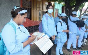 Ministerio de Salud realiza jornada de lucha antiepidémica en el barrio Larreynaga