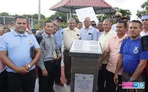 Comunidad cristiana de Ciudad Sandino inaugura la Plaza de la Biblia