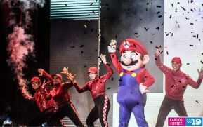 Show de Mario Bros llevó alegría a miles de niños y niñas nicaragüenses