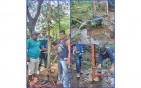 ENACAL rehabilitó el servicio de agua en la comunidad La Cuesta del Rosario, Teustepe