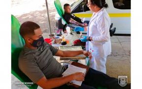 Distrito Naval Pacífico participó en jornada de donación de sangre en León