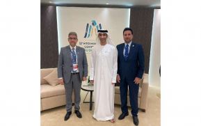 Delegación nicaragüense se reúne con el Ministro de Comercio de los Emiratos Árabes Unidos