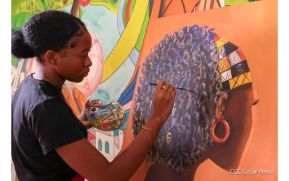June Beer, artista costeña rebelde que inspira a nuevos pintores en el Caribe de Nicaragua