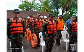 Ejército de Nicaragua presente en el lanzamiento del Plan Invierno 2024