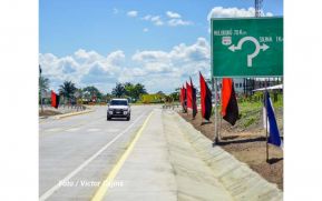 Más bienestar para los nicaragüenses: Entregan 31 kilómetros de la carretera entre Siuna y Rosita