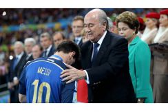 Blatter sorprendido con elección de Messi como mejor jugador del Mundial-2014